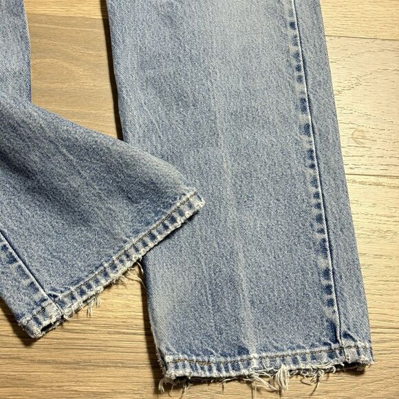 Vtg Levis 505 Jeans Men 36x30 Distressed Destroyed Faded Grunge Hippy Canada Tag - Picture 10 of 16